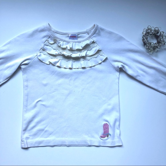 Gymboree Cowgirl Faux suede pants and Ruffle Tee - Girls 3 - Picture 3 of 15